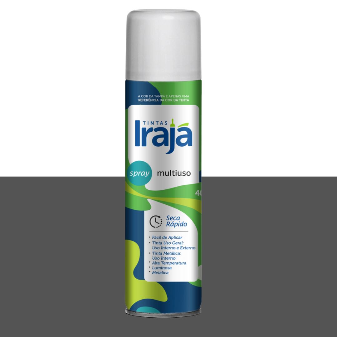 IRAJ� SPRAY CINZA ESCURO 400ML